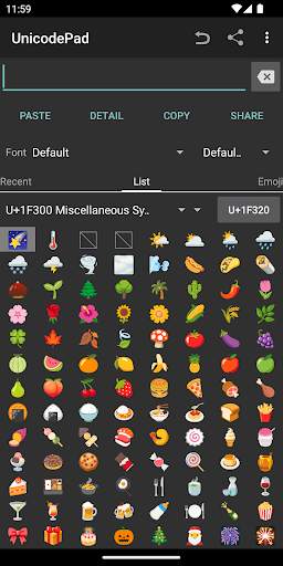 Unicode Pad screenshot 2