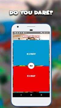Game Would you rather Roblox screenshot 4