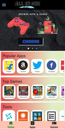 All in one : One place for All Apps & Games screenshot 1