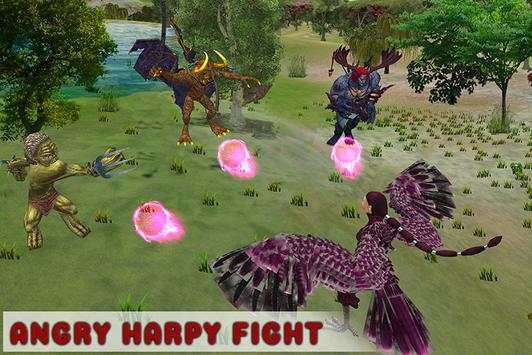 Scary Harpy 3D Jungle Sim screenshot 6