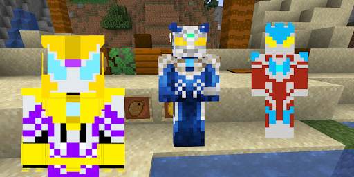 Skin Ultra Man for Minecraft screenshot 1