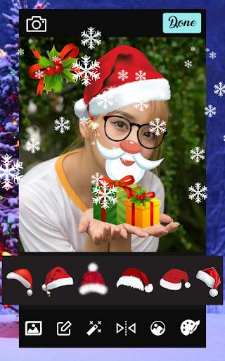 Christmas Photo Editor Santa Claus screenshot 1