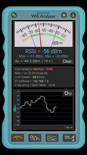 Wifi Analyser screenshot 1