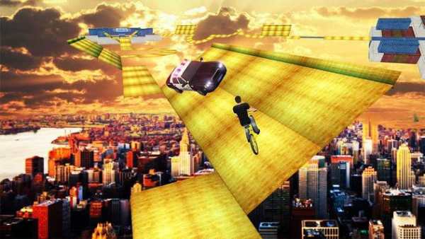 BMX Cycle Stunt Race: MTB Downhill Bicycle Game screenshot 3