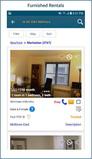 Sublet.com: Furnished Apartments & Rooms screenshot 2