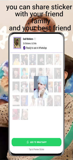 BTS Animated WhatsSticker 2023 screenshot 4