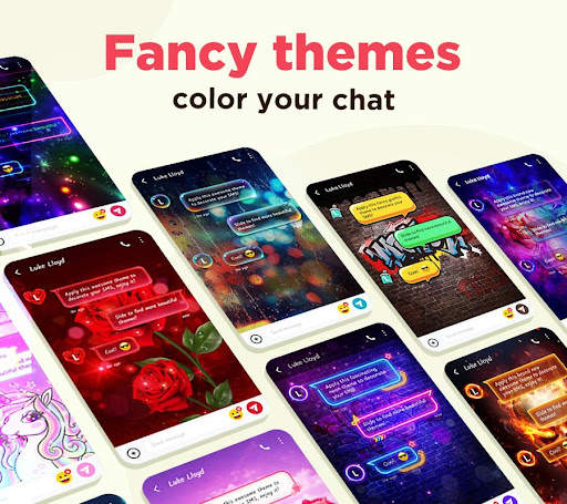Color Messenger - SMS, Message screenshot 1