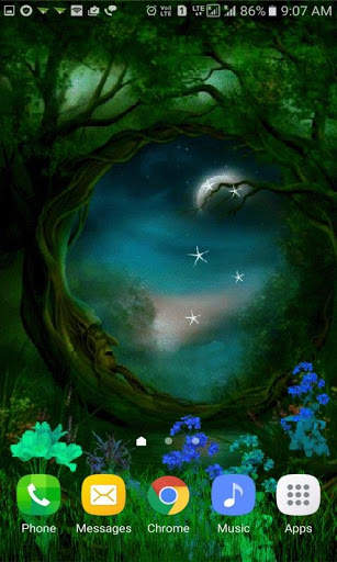 Magical Night Live Wallpaper screenshot 3