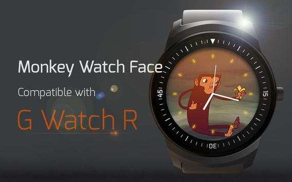 Monkey Watch Face screenshot 4