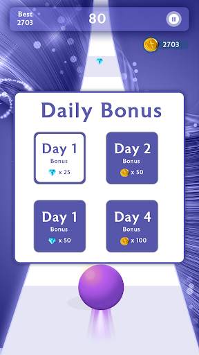 Color Rolling Ball - 3D Ball Race Game screenshot 4