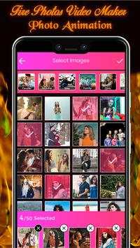 Fire Effect Video Maker-Photo Animation скриншот 2