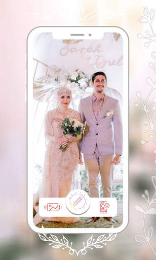 Hijab Couple Bridal Photo Editor screenshot 2