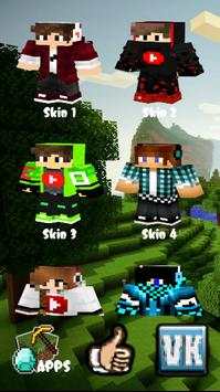Skins Youtubers for Minecraft screenshot 1