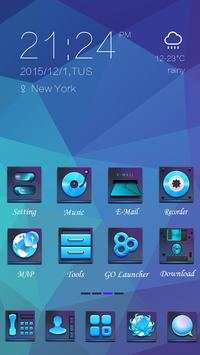 I am black GO Launcher Theme screenshot 2