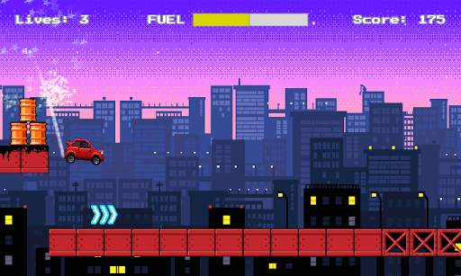 Jumping Race - Retro Game Car Racing screenshot 11