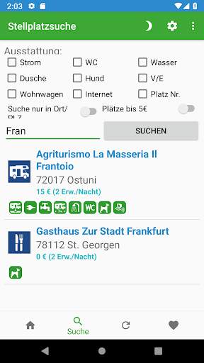 SPF-Mobil der Stellplatzführer screenshot 2