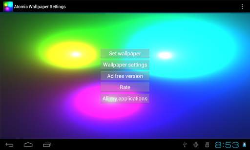 Atomic Live Wallpaper FREE screenshot 6