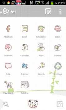 Panda Bebe go launcher theme screenshot 3