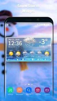Live weather & clock widget screenshot 3