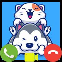 Fake Call Cat & Dog - Prank Call