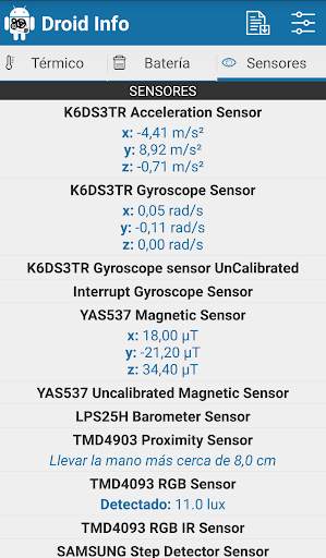 Droid Hardware Info screenshot 8