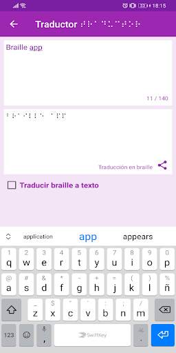 Braille App screenshot 2