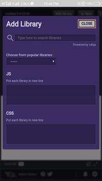 webmaker - play with HTML, CSS , JSS codes скриншот 5