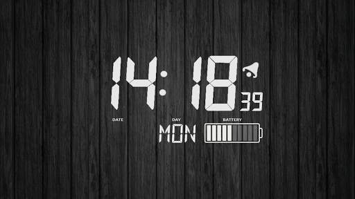 Battery Saving Digital Clocks Live Wallpaper screenshot 12