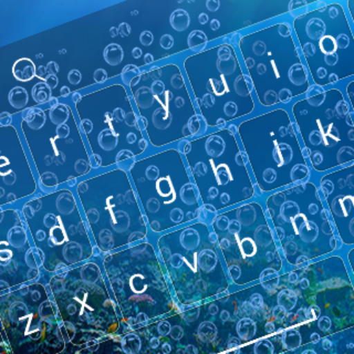 animated bubbles keyboard icon