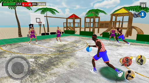 Beach Basketball 2021: Real Basketball Games screenshot 5