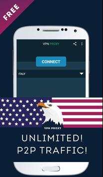 VPN Proxy Aplicación gratuita screenshot 1