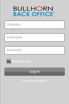 Bullhorn Back Office screenshot 1