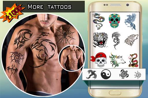3D Tattoo, Photo Editor HD screenshot 3