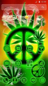 Rasta Weed Peace Reggae Theme screenshot 6