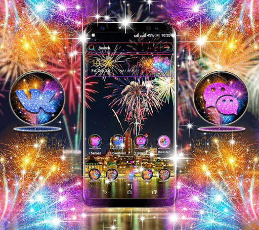 Happy New Year Launcher Theme screenshot 1