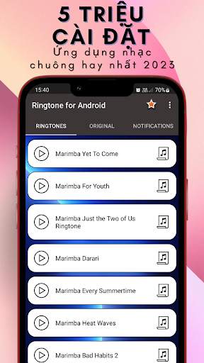 Nhạc chuông cho Android™ screenshot 1