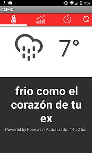 Clima real en una frase स्क्रीनशॉट 2