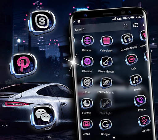 Sports Car Launcher Theme screenshot 2