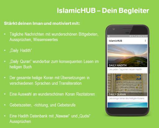 IslamicHUB- News,Koran,Gebet,Daily Hadith,Ramadan screenshot 8