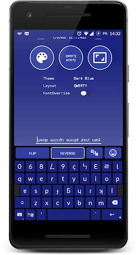 Upside Down Text Keyboard screenshot 3