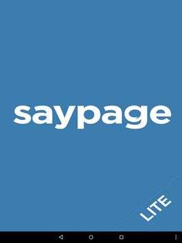 Saypage Lite screenshot 4