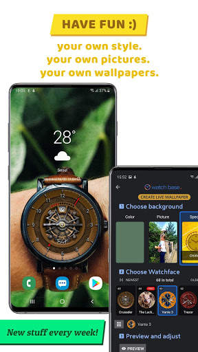 Watch faces & Wallpapers from Watch Base स्क्रीनशॉट 3