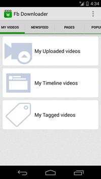 Video download for facebook screenshot 2