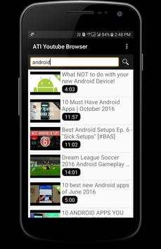 ATI YouTube Browser screenshot 1