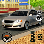 Auto rijden simulator stunt tracks icon