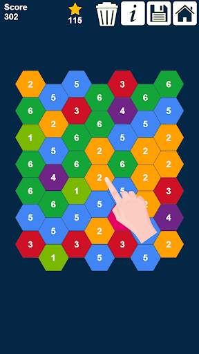 Hexa Games: Hexagon Number Puzzles Collection screenshot 7