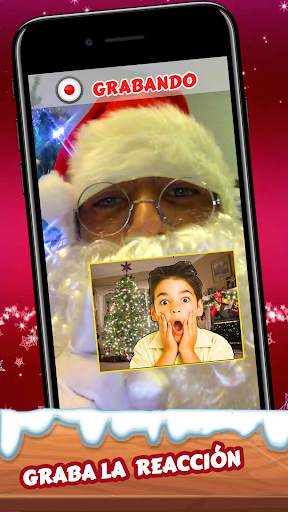 Videollamada Papa Noel - simula llamada gratis! screenshot 1