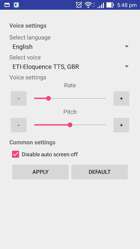 Mini Voice Reader screenshot 2