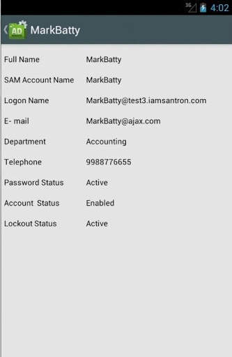 Free Active Directory Manager screenshot 3