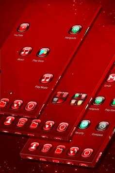 Red Neon Launcher Theme screenshot 1